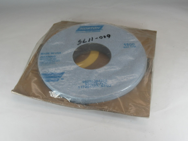 Norton 66253364098 Grinding Wheel Coarse 46 Grit 14" OD WRITING ON PACKAGE NOP