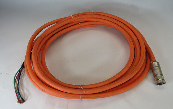 Electrozad Supply BCI-PUR-XXFPMF-14S-030 Orange Servo Cable 30' USED