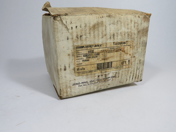 Zero-Max 6A52C Single Clamp Steel Hub w/ 1.5” & 40mm Bores SHELF WEAR NEW