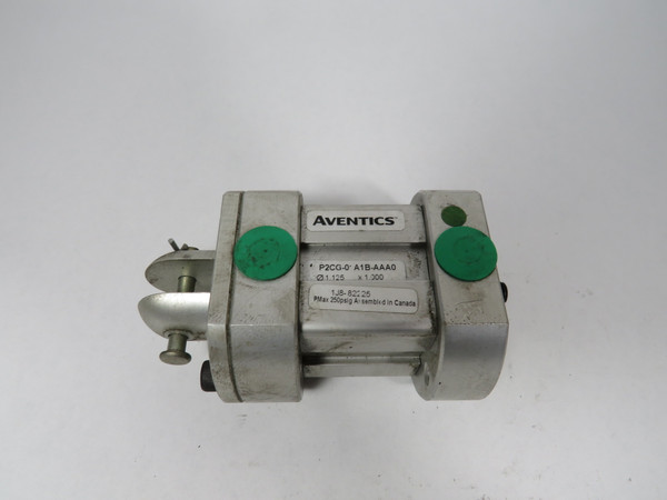 Aventics P2CG-01A1B-AAA0 Compact Cylinder 1-1/8" Bore 1" Stroke USED