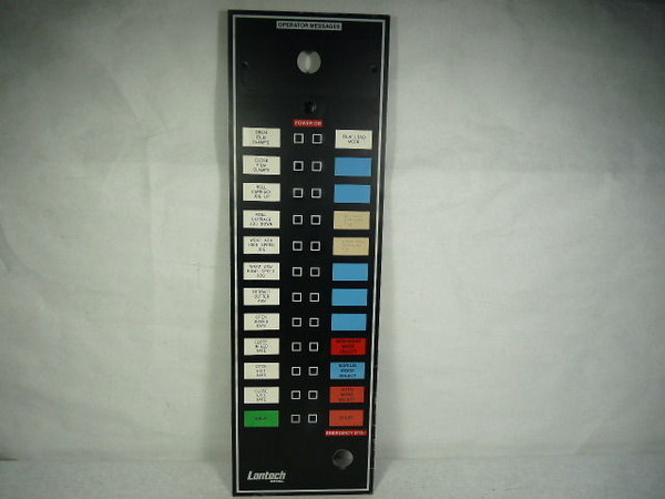 Lantech Inc Operator Messages Membrane  USED