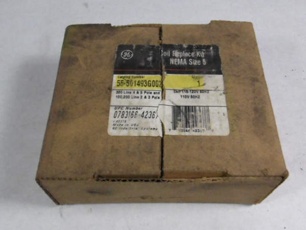 General Electric 55-501493G002 Coil Replace Kit 3-Pole 110/120V 50/60Hz  NEW