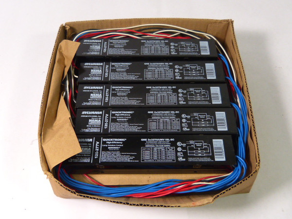 Sylvania QHE2X32T8/UNVISL-SC Ballast for Flourescent Lamp Box of 10pcs NEW
