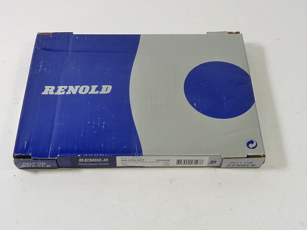 Renold Synergy 50A1SSX10FT Riveted Chain Stainless Steel 10 Feet  NEW