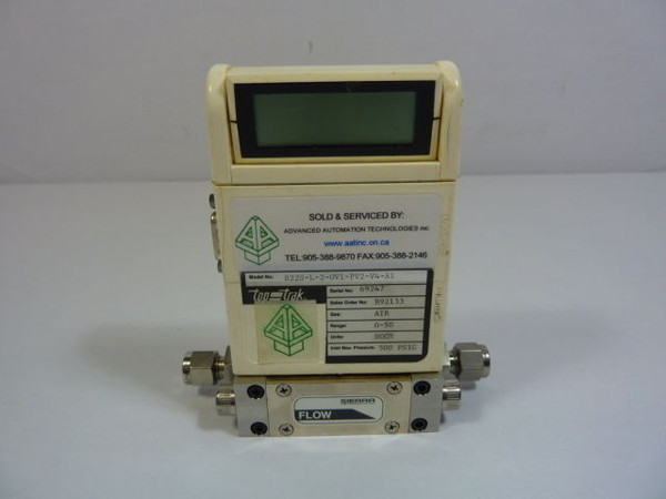 Sierra Instruments 822S-L-2-OV1-PV2-V4-A1 Top Trak Flow Meter 0-50  USED