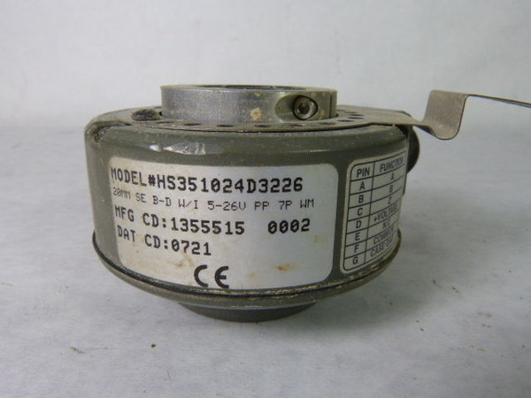 Dynapar HS351024D3226 Encoder 20mm 5-26V USED