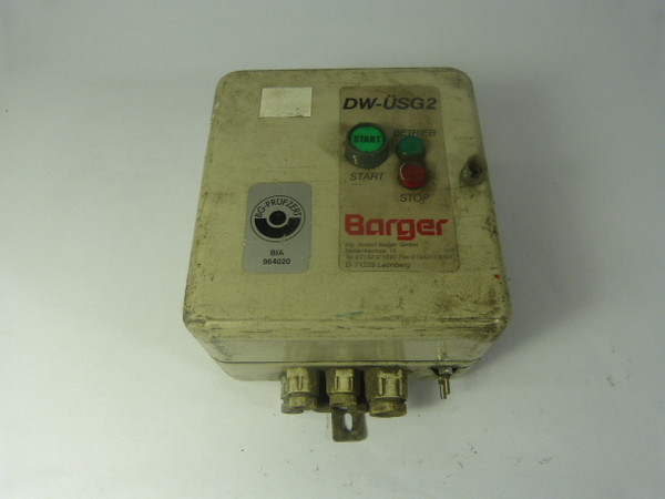 Barger DW-USG2 Differential Pressure Switch 24VDC  USED