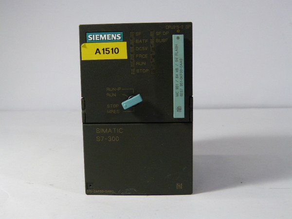Siemens 6ES7-315-2AF00-0AB0 CPU Module 48KB 0.9Amp 24VDC  USED