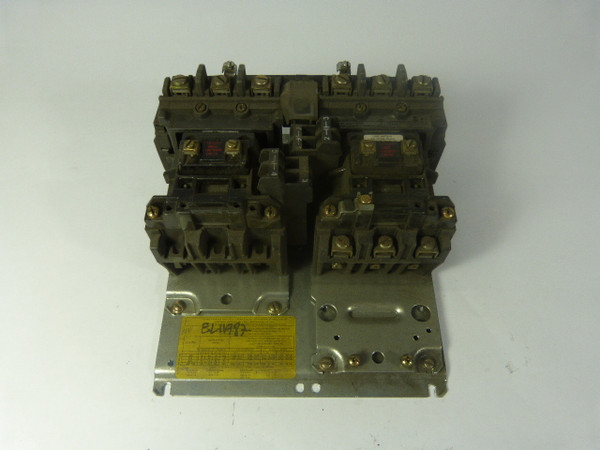 Allen-Bradley 505-AOD-XXX Reversing Starter 110/120V Coil Missing Screws USED