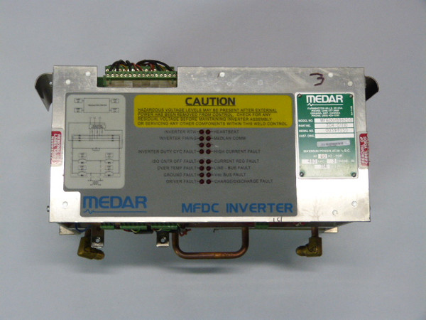 Medar Inc 304-0111D MF600/B98200 Power Inverter Spot Welder  USED