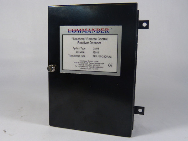 Commander Dx-08 Remote Control Receiver Decoder  USED