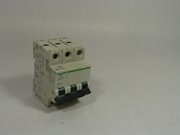 Schneider MGN61361 Miniature Circuit Breaker 6 Amp 480Y/277V   USED