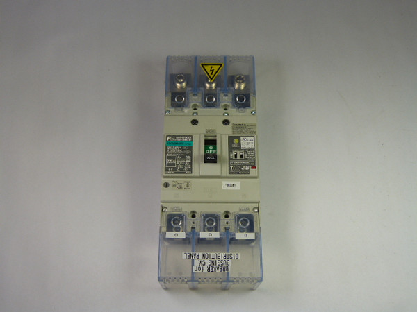 Fuji Electric EW250RAGU-3P225 Earth Leakage CircuitBreaker 225A 3P 50/60Hz  USED