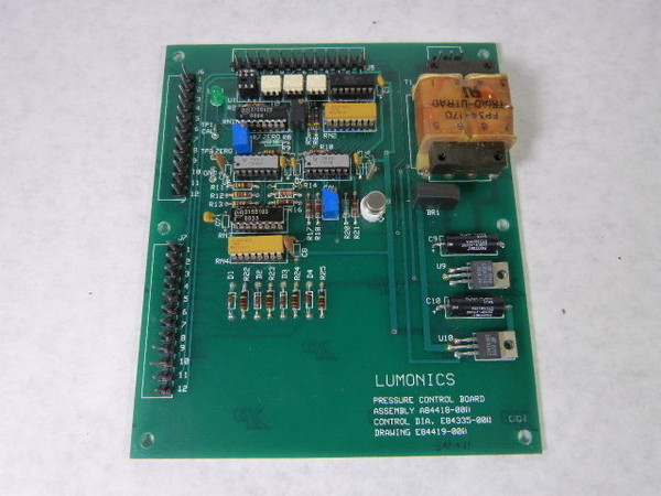 Lumonics A84418-000 Pressure Control Board  USED