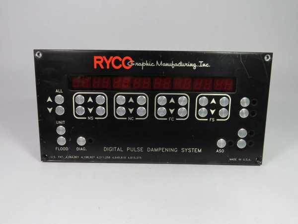 Ryco Graphic MFG 150A-211-2 Digital Pulse Dampening System  USED