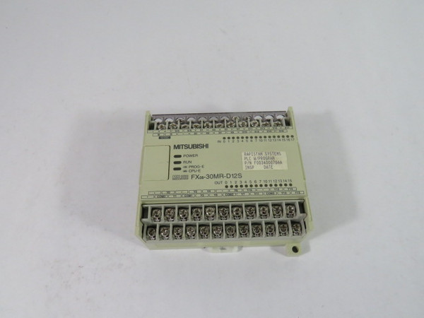 Mitsubishi Electric FX0S-30MR-D12S Programmable Controller 12VDC 8W  USED