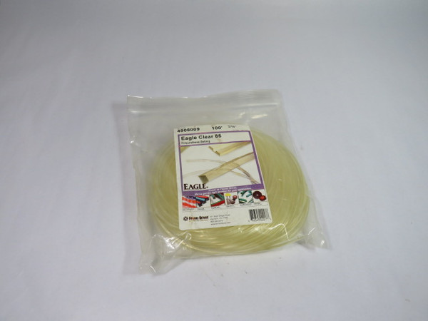 Eagle 4908009 Polyurethane Clear 85 Belting 100 Ft NWB