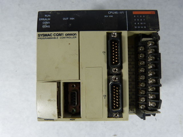 Omron CQM1-CPU45-EV1 CPU Module 7.2Kw  USED