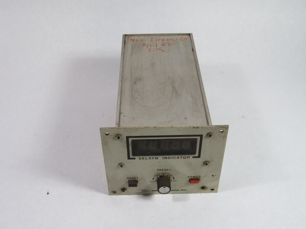 ASI P5255-4-3-0B Selsyn Indicator  USED