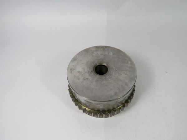 Waldron 149868 Clear Finish Coupling Size 2-1/2W 4-3/4"OD 7/8"ID 3-1/4"H  USED