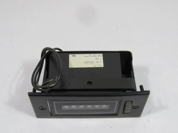 Eagle Signal PCC-7 Panel Mount Counter 6-Digit 7.8W 115VAC 50/60Hz  NOP