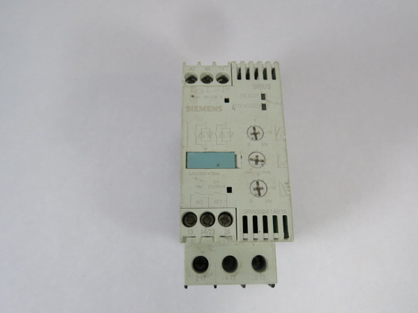 Siemens 3RW3024-1AB15 Starter 3PH 460-575VAC 50/60HZ  USED