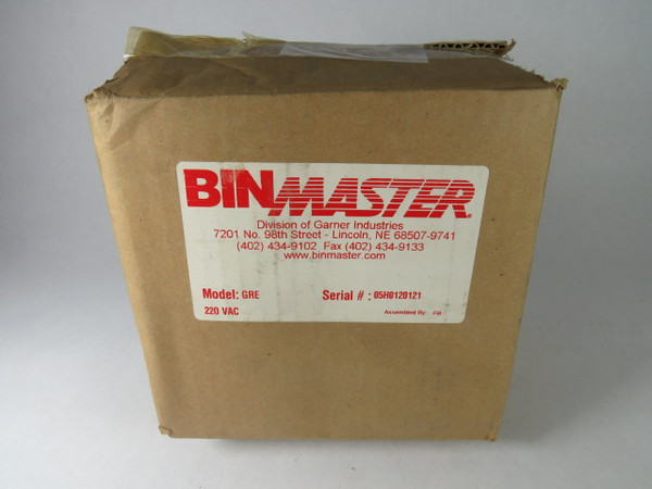 Binmaster GRE Rotary Level Indicator Switch:250VAC 15A Motor:220VAC 4W  NEW