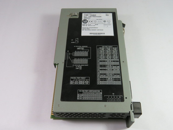 Allen-Bradley 1785-L60B/E Enhanced PLC-5 Controller 3.3A at 5VDC  USED