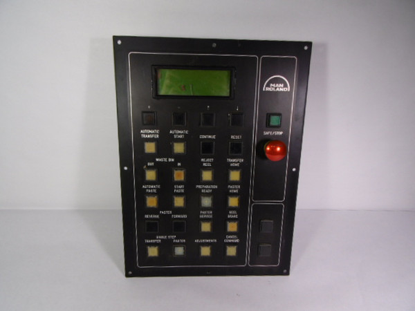 EAE/Man Roland FPR2-OP Assembly Pushbutton Operator Panel  AS IS