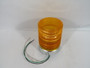 Federal Signal 131ST-120A Amber StarFire Strobe Warning Light 120V@.6A  USED