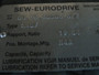 Sew-Eurodrive 2HP 1720rpm 277/480V TEFC c/w Gear Reducer 19.54:1 USED