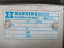 Hanning 2.2kW 1800RPM 220V 10L/4-240 TEFC 3Ph 60Hz  USED