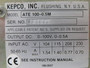 Kepco ATE-100-0.5M Power Supply Input 104-230V 50/65Hz 1.54-0.70A RUST USED