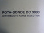 Delta ROTA-SONDE DC3000 Hot Metal Detector Sensor 110V 0.2A 60Hz   NEW