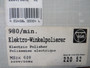 Fein MSZX-648 Industrial Polisher w/o Handle or Attachments 220V@50Hz NEW