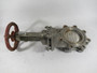 Flow Controls 9A103 Knife Valve Size 6" Body CF8M Heat. No. 5 USED
