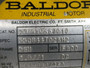 Baldor 1.5HP 1740RPM 208-230/460V 56H 3PH 6.0-4.6/2.3A 60Hz USED