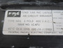 Federal Pioneer NEG311015 Circuit Breaker 20A 3 Pole 600VAC USED