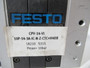 Festo 18210 CPV-14-VI Pneumatic Manifold Assembly 10 bar SMALL CRACK USED