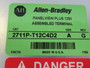 Allen-Bradley 2711P-T12C4D2 PanelView Plus 1250 Ser A Rev G 24VDC 70W USED