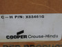 Cooper X8346-1G Crouse-Hinds Quik-Loc Female Connector 225A 600V 2 Pilot NEW