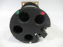 SMS 8345-01 Uni-Loc Connector 160A 600V 1 Pilot Missing Sleeve & Clamps NOP