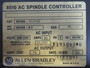 Allen-Bradley 8510A-A11-A2 AC Spindle Controller SER 00180 MISSING PARTS USED