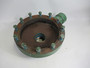 Burks 21173 Cast Iron Pump Housing 12 Bolt Connection 2" NPT 1-1/2" NPT USED