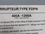 Eaton Cutler Hammer FDPW365TJ Dead-Front Panel Switch W/ Lock NO KEY USED