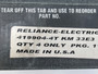 Reliance Electric 419904-4T Carbon Motor Brush 8-Pack NEW