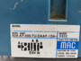 MAC 82A-AF-000-TU-DAAP-1DA Valve C/W TU-DAAJ-1DA 120/110V Coil *Rust* USED