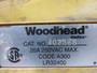 Woodhead 4023ES 3-Button Push Button Station w/ E-Stop 1NO 1NC 250V USED