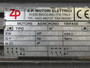 Z.P. Motori Motor 2/2.4HP 900/1080rpm 230/260/400/450V TEFC *Rust/Paint* USED