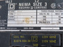 Square D 8536-SEO1-V02 Starter 3-Pole 380/460/575VAC 50HP SHELF WEAR USED